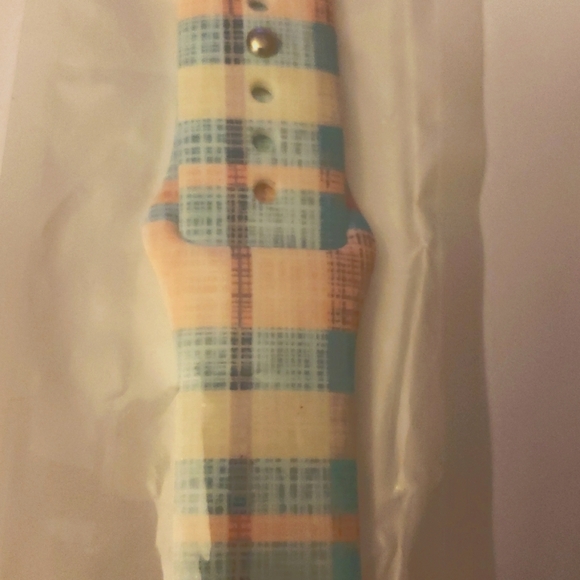 Laffav Set of 3 Apple Watch Straps Size 38/40/41MM Tie Dye, Pastel Plaid & Swirl - Picture 6 of 10
